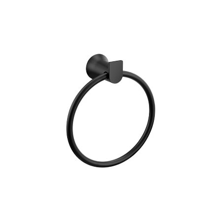 Moen Genta Towel Ring in Matte Black BH3686BL